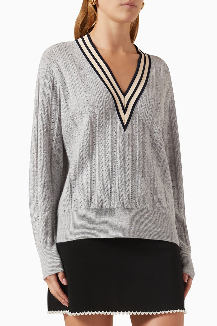 Sorbier Sweater in Knit, Grey