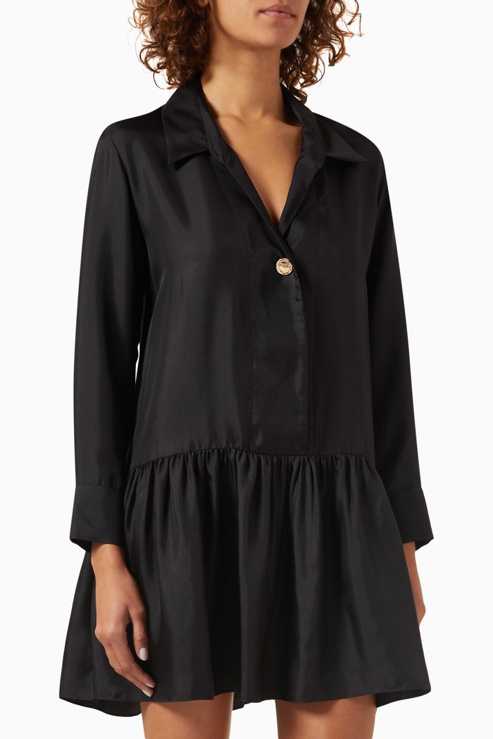 

Josepha Dress in Silk, Black