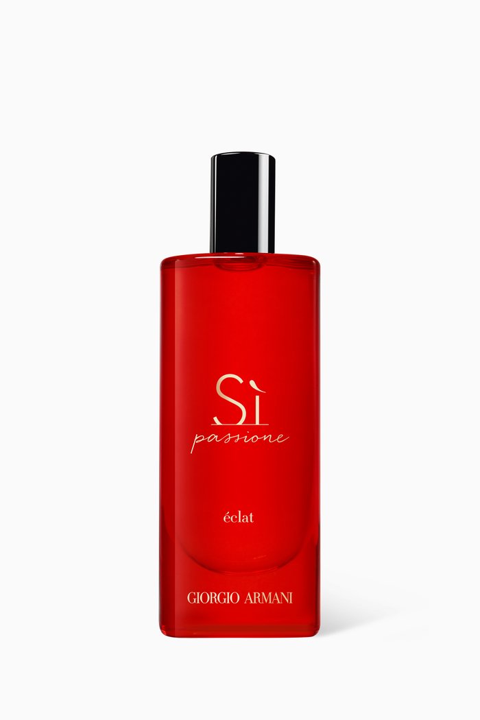 

Sì Passione Éclat Eau de Parfum (15ml) & Lip Power Lipstick with Pouch, Multicolour