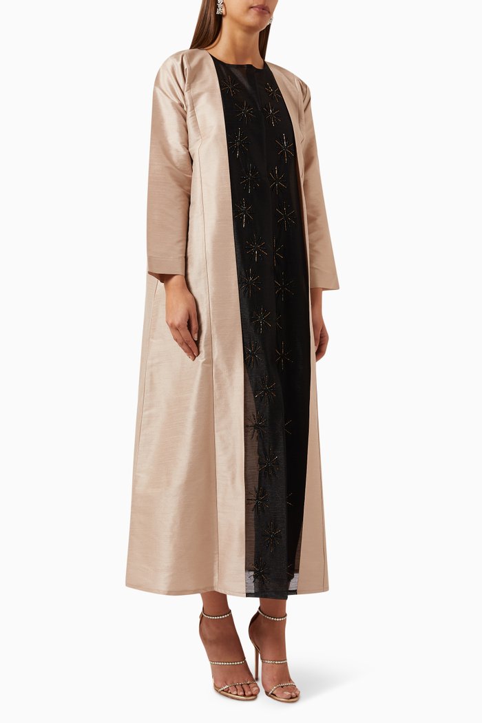 

Embellished Abaya, Brown