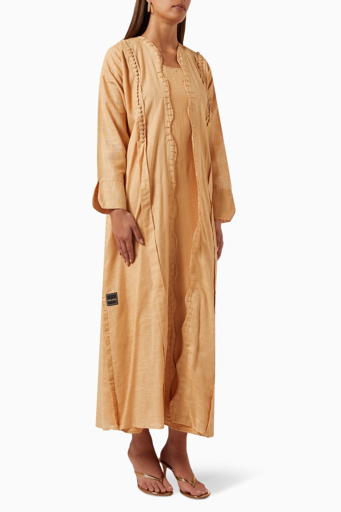 

Embellished Abaya, Yellow