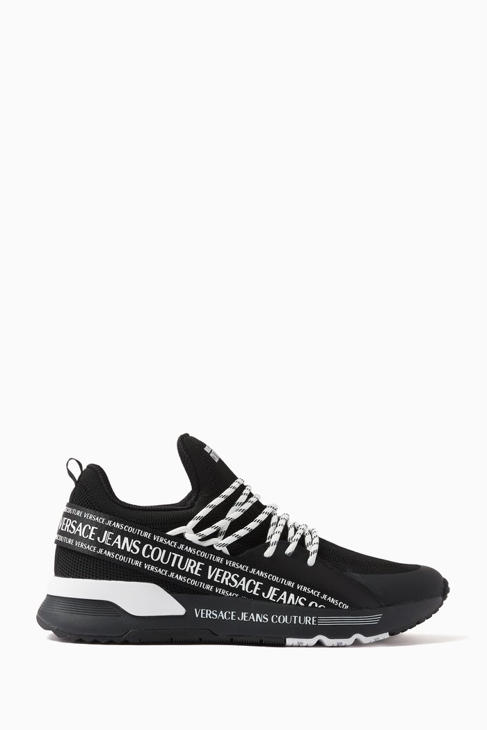 Dynamic Sneakers in Technical Fabric, Black