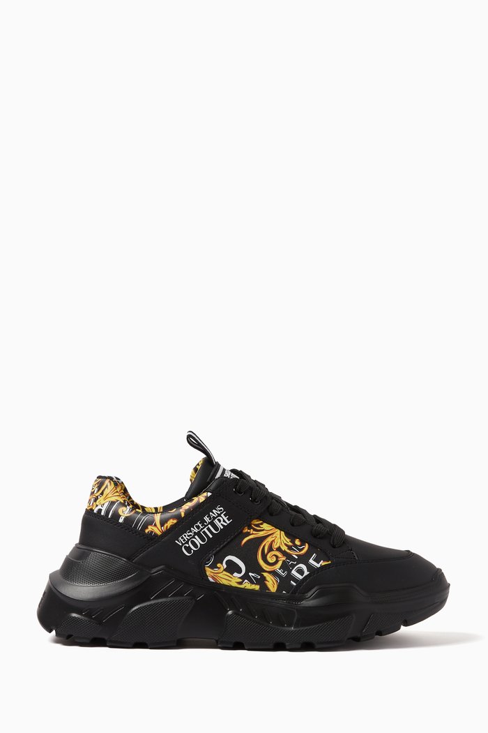 

Fondo Speedtrack Low Top Sneakers in Leather, Black