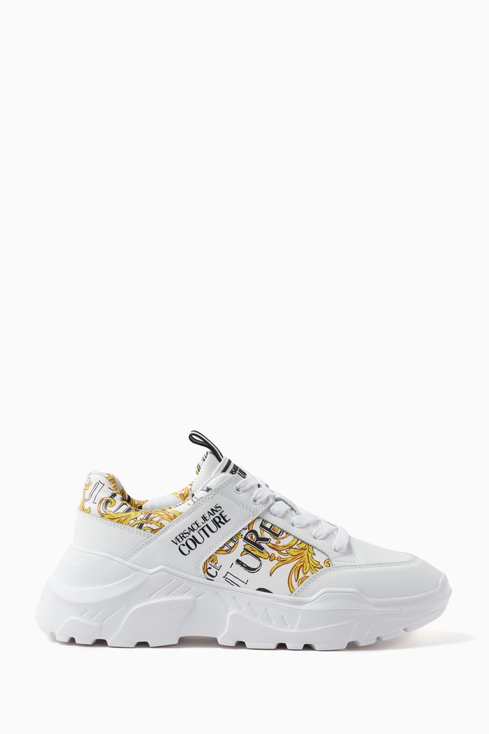 

Fondo Speedtrack Low Top Sneakers in Leather, White