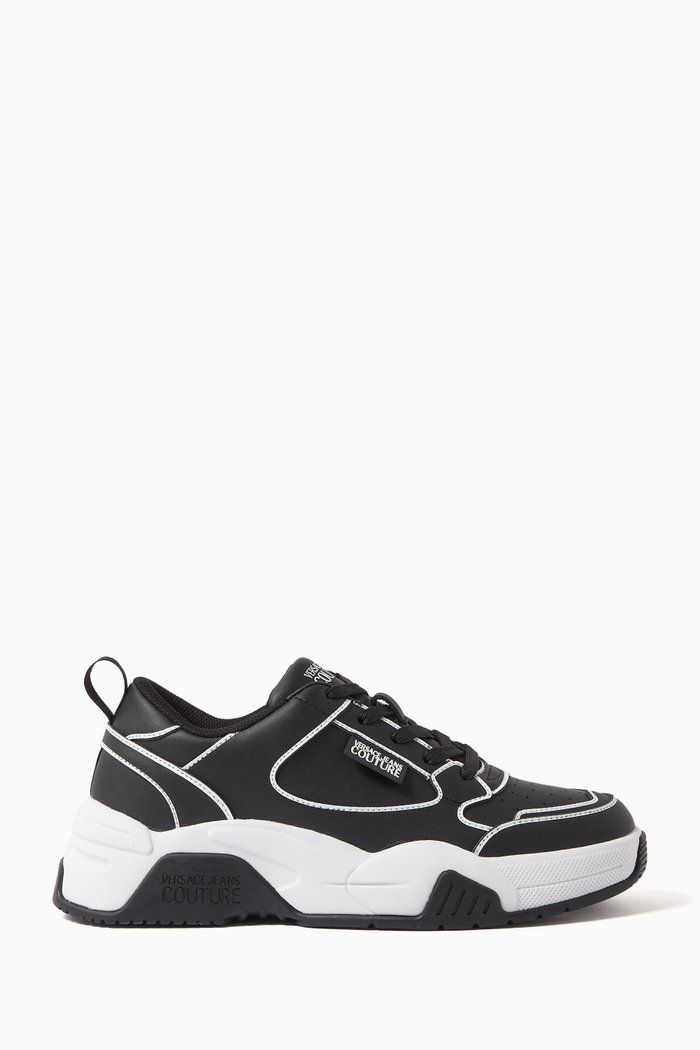 

Stargaze Low Top Sneakers in Leather, Black