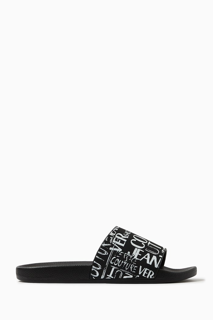 

Logo Print Slides in Rubber, Black