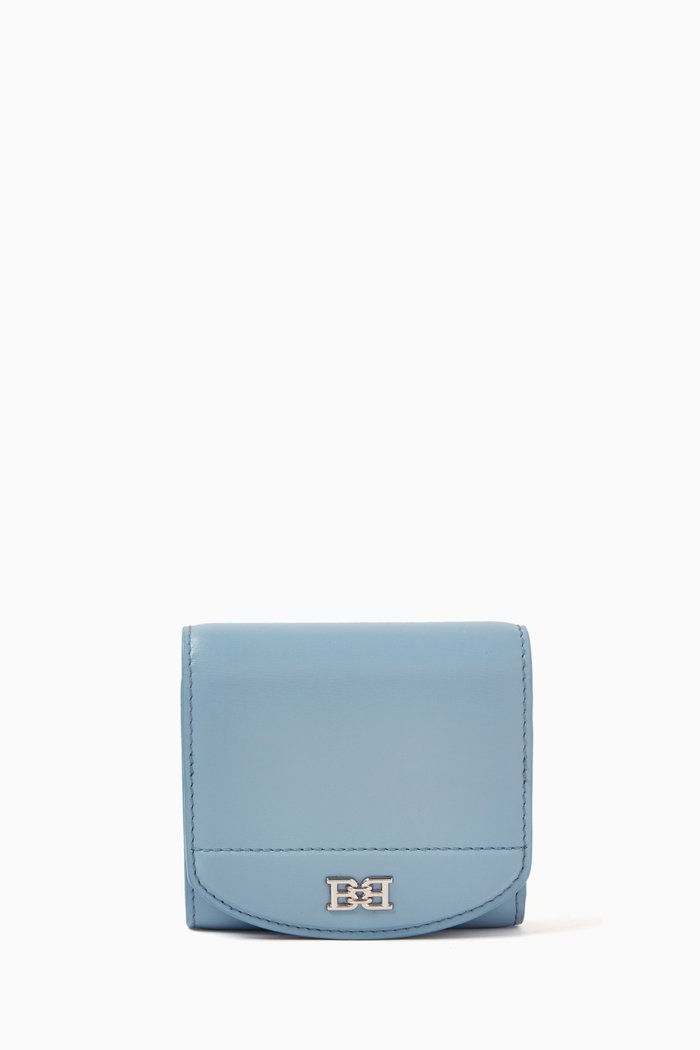 

Blessy Wallet in Leather, Blue
