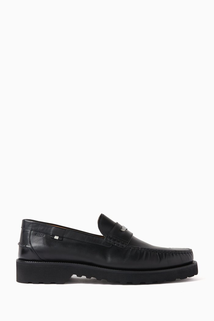 

Nociel Moccassins in Calf Leather, Black
