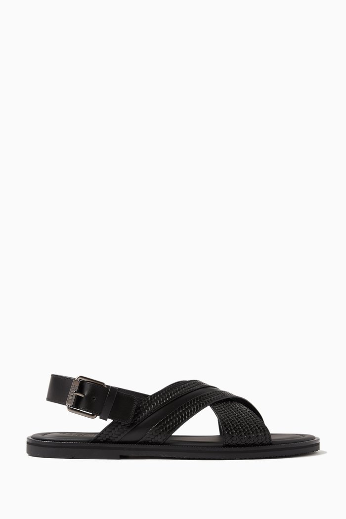 

Jamilo Sandals in Calf Leather, Black