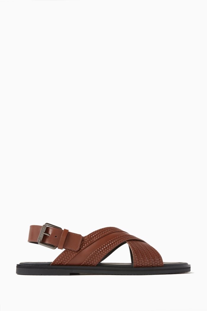

Jamilo Sandals in Calf Leather, Brown