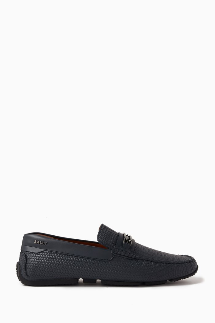 

Philip Drivers in Calf Leather, Blue