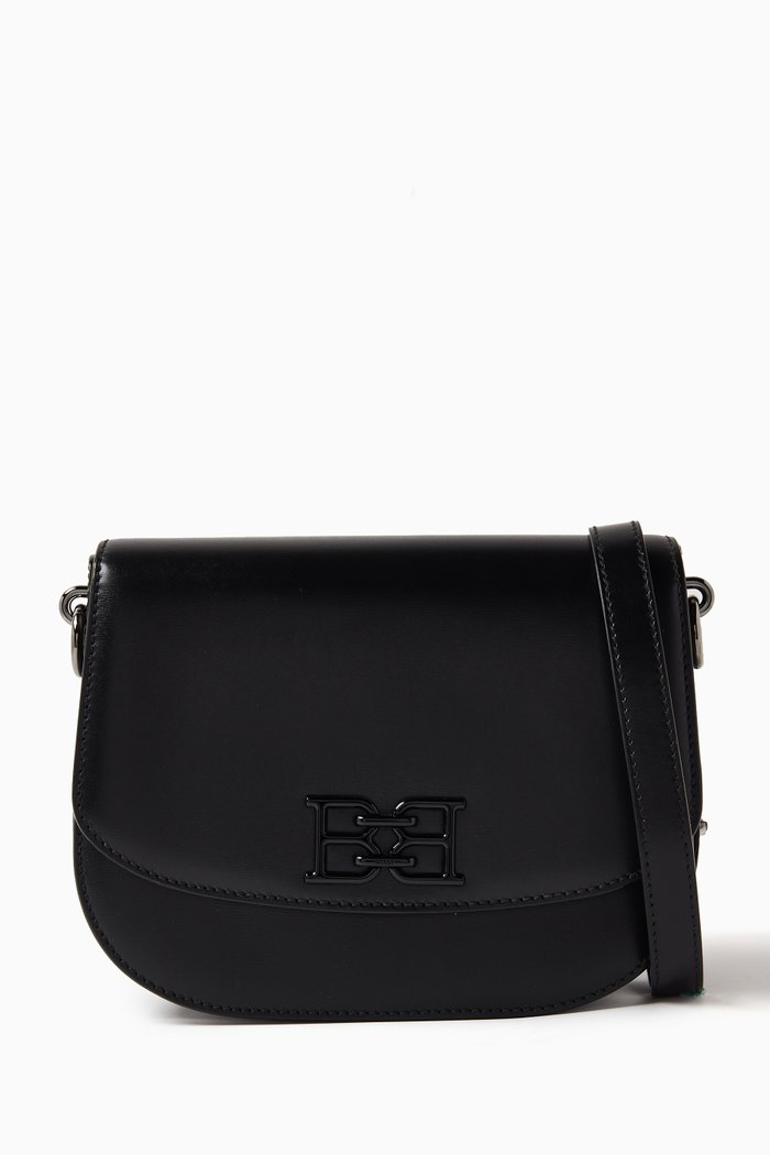 

Beckie Crossbody Bag in Leather, Black