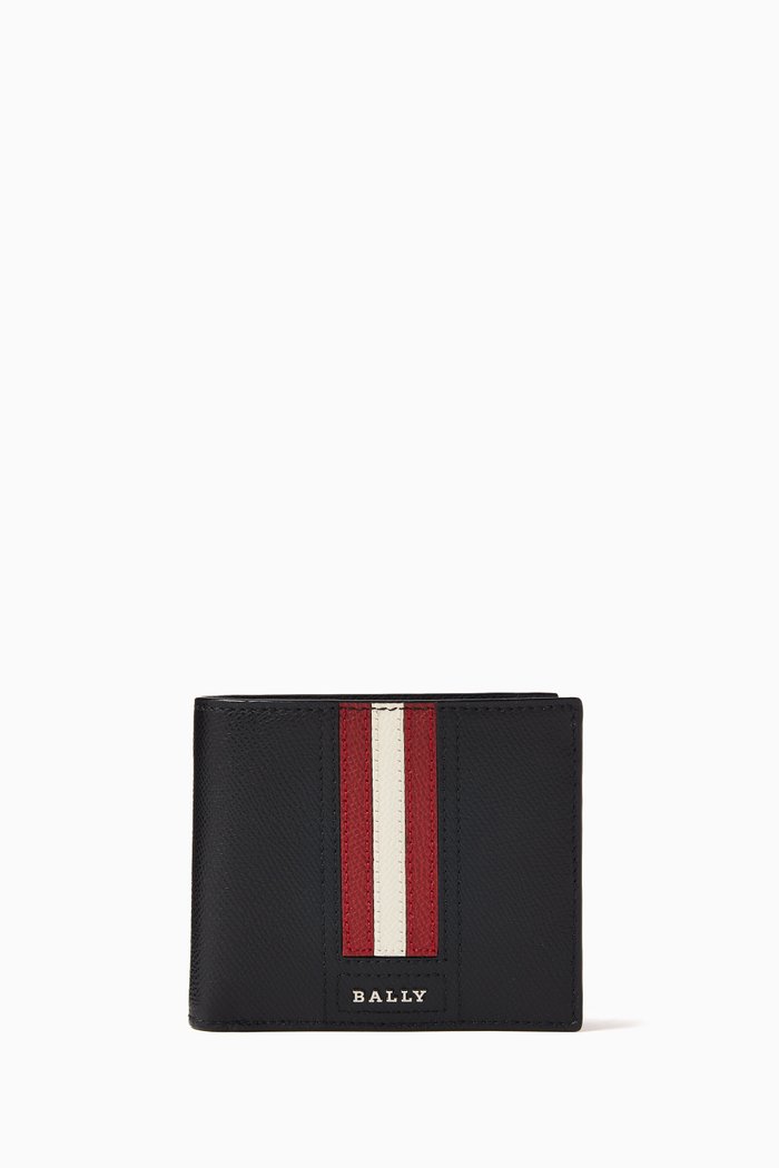 

Taliky.Lt Coin Pocket Wallet in Bovine Leather, Black