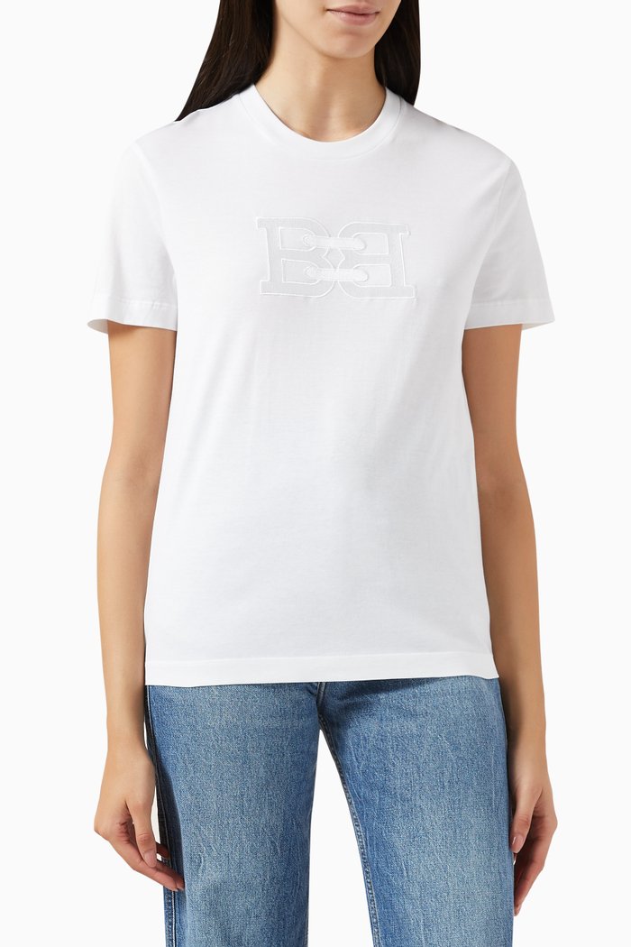 

Logo T-shirt in Jersey, White
