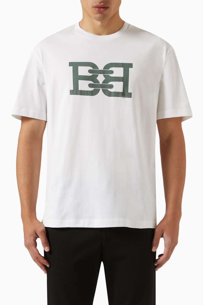 

B-Chain T-shirt in Cotton, White