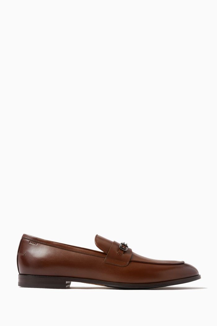 

Westro Loafers in Calf Leather, Brown
