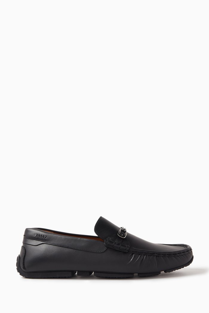 

Pinter Loafers in Calf Leather, Black