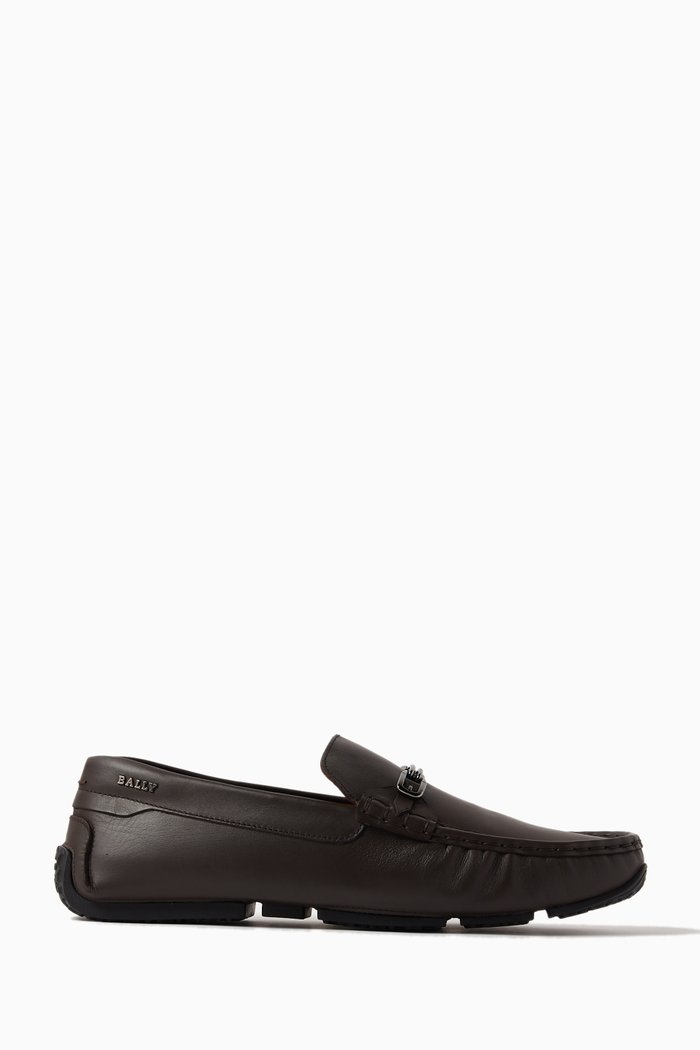 Pinter Loafers in Calf Leather, Brown