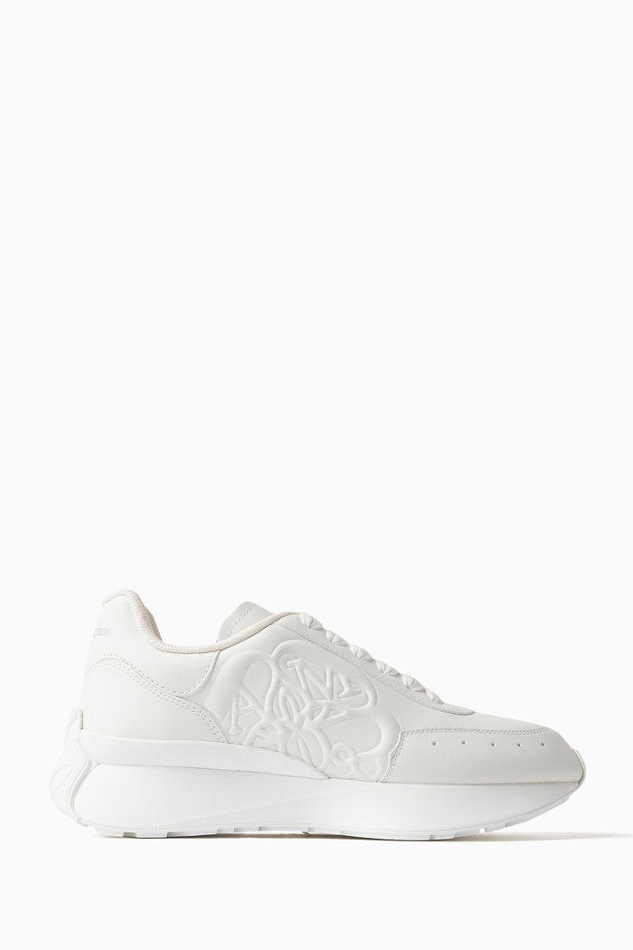 

Sprint Sneakers in Calfskin, White
