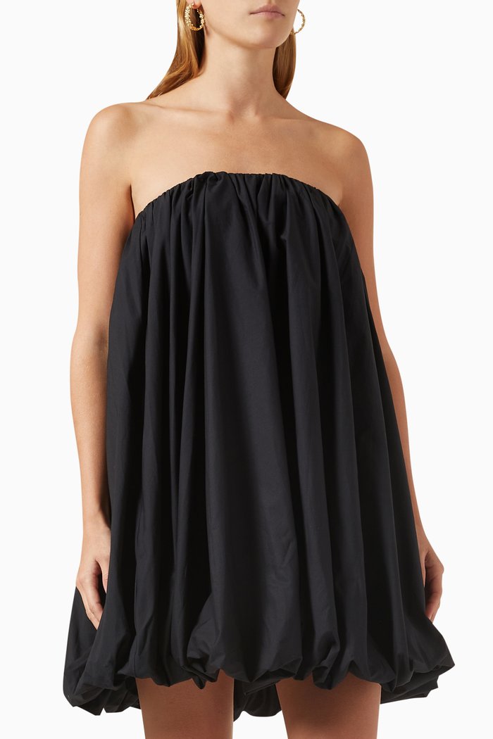 

Polline Mini Dress in Poplin, Black