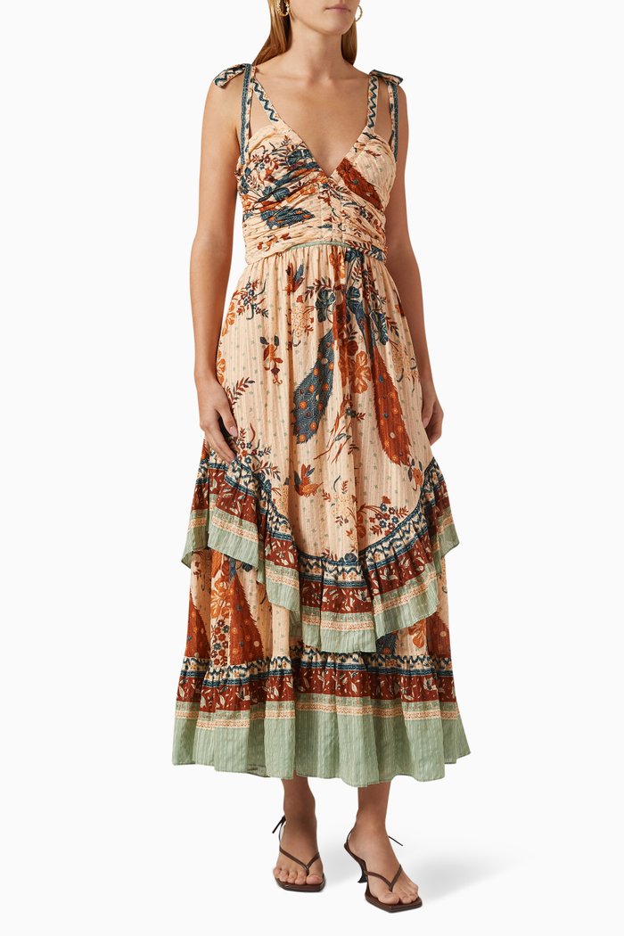 

Meera Dress in Cotton Blend, Multicolour
