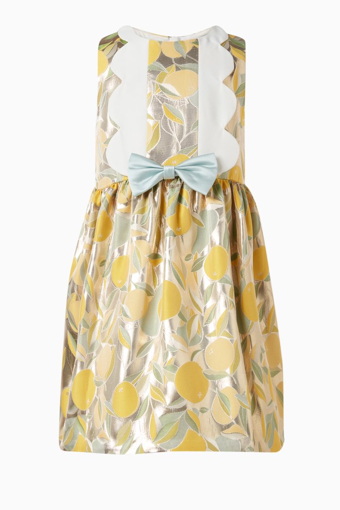 

Scalloped Bodice Dress, Multicolour