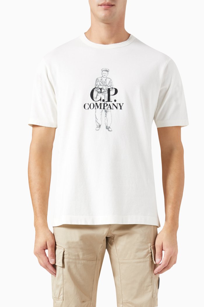 

1020 British Sailor T-shirt in Cotton-jersey, Neutral