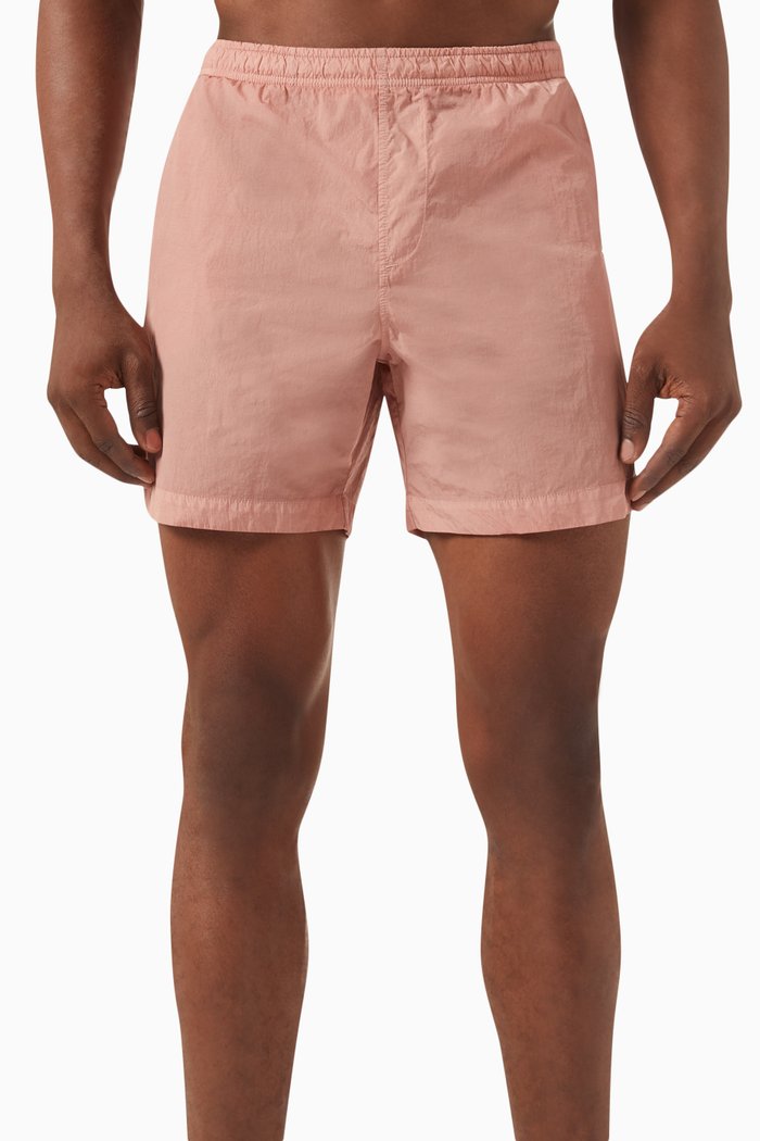 

Eco-Chrome Swim Shorts in Nylon, Orange