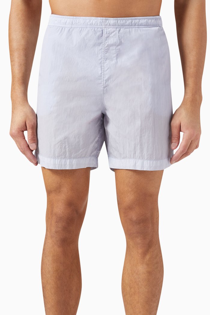 

Eco-Chrome Swim Shorts in Nylon, Purple