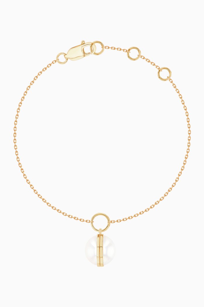 

Kiku Glow Sphere Pearl Bracelet in 18kt Gold, Yellow