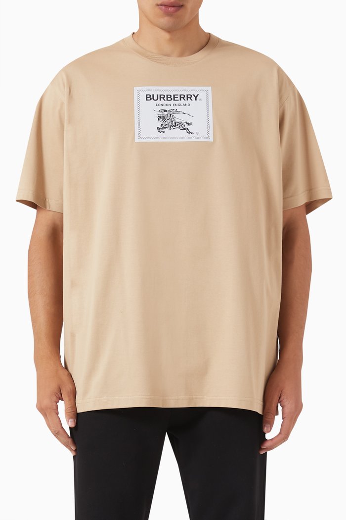 

Roundwood T-Shirt in Cotton Stretch, Neutral
