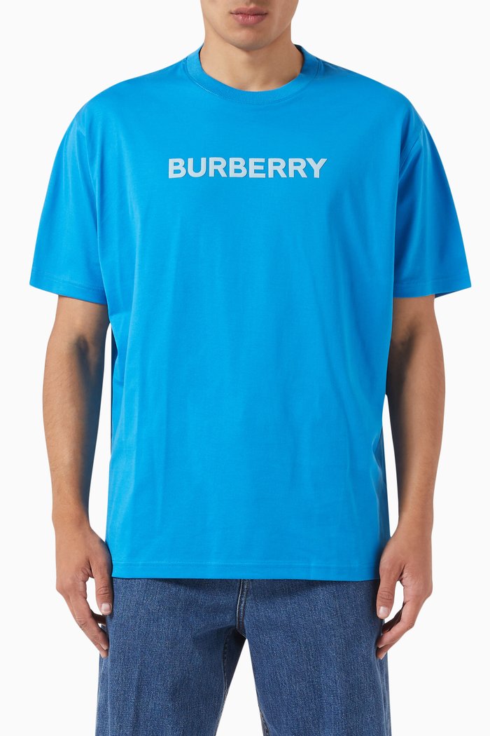 

Harriston T-shirt in Cotton Jersey, Blue