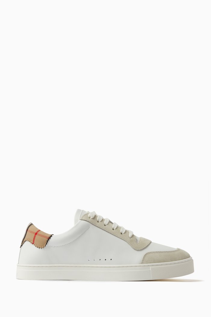 

Robin Logo Low-top Sneakers in Leather, White