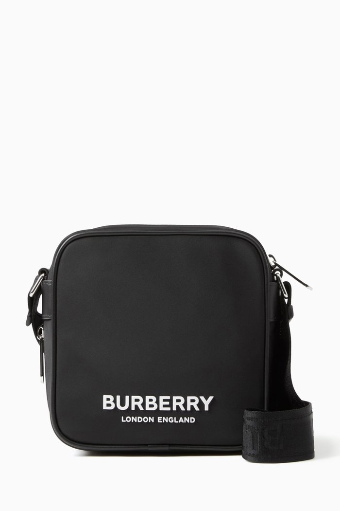 

Paddy Square Crossbody Bag in Nylon, Black