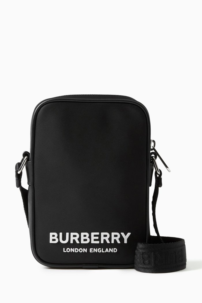 

Paddy Messenger Bag in Nylon, Black