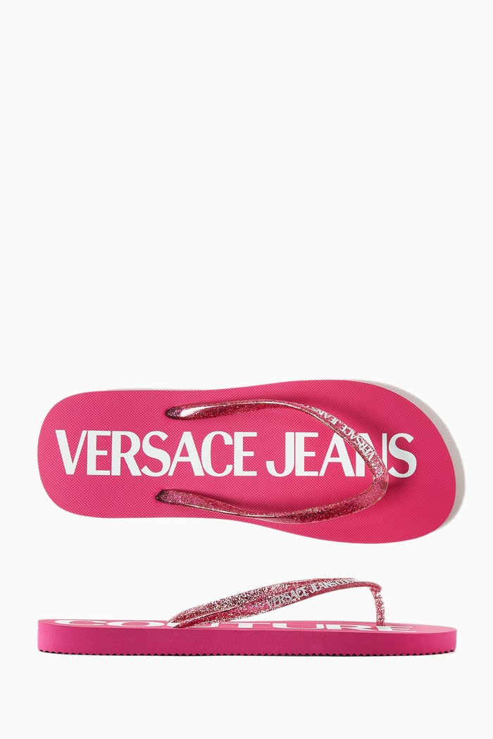 

Logo Flip-flops in Rubber, Pink