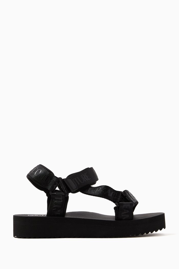 

Miami Sandals in Technical Fabric, Black