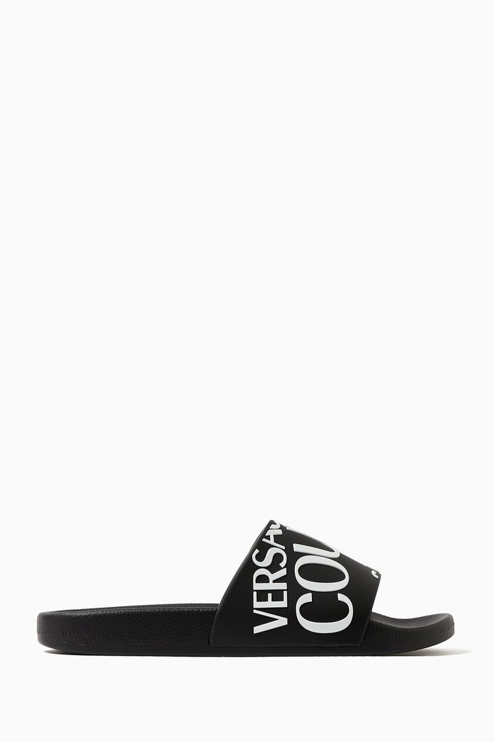 

Shelly Logo Slides in Rubber, Black