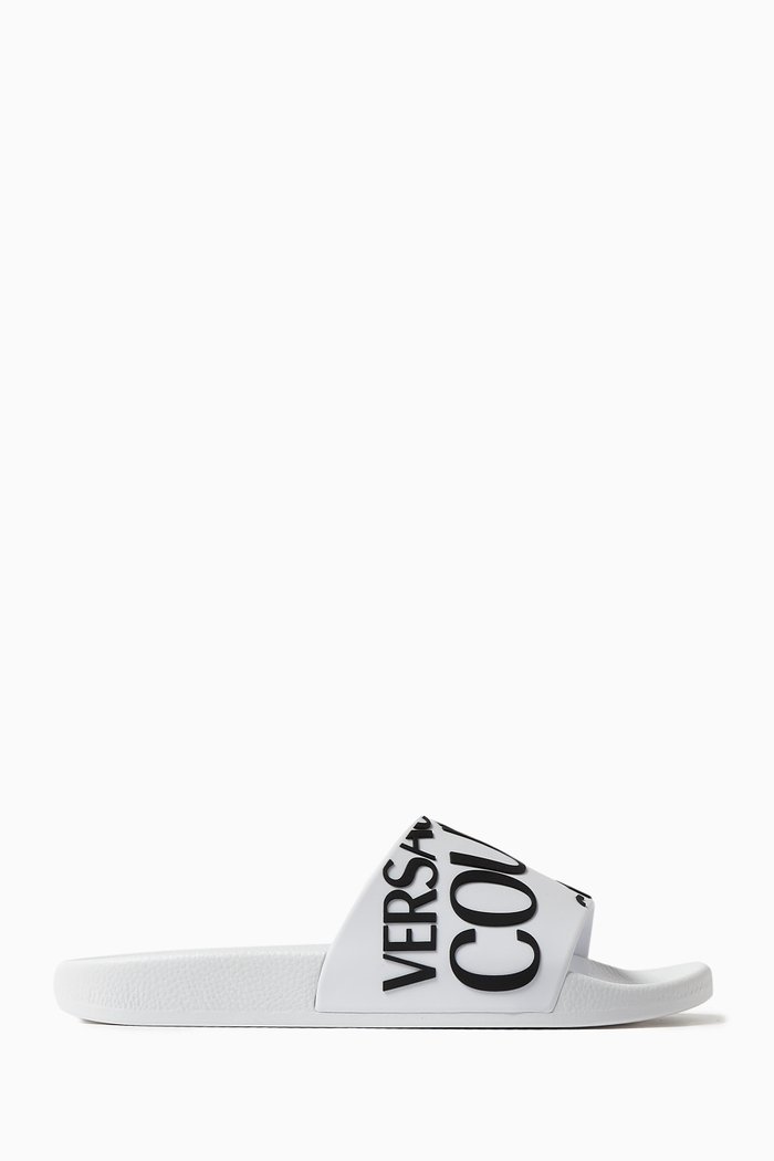 

Shelly Logo Slides in Rubber, White