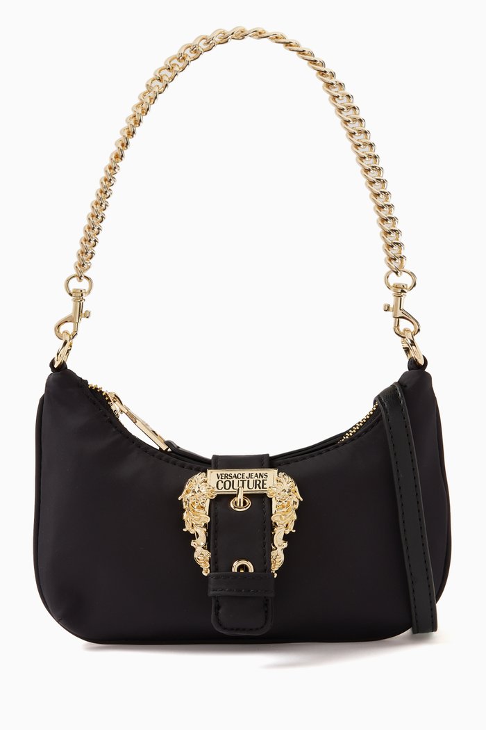 

Small Couture 01 Crossbody Bag in Nylon, Black