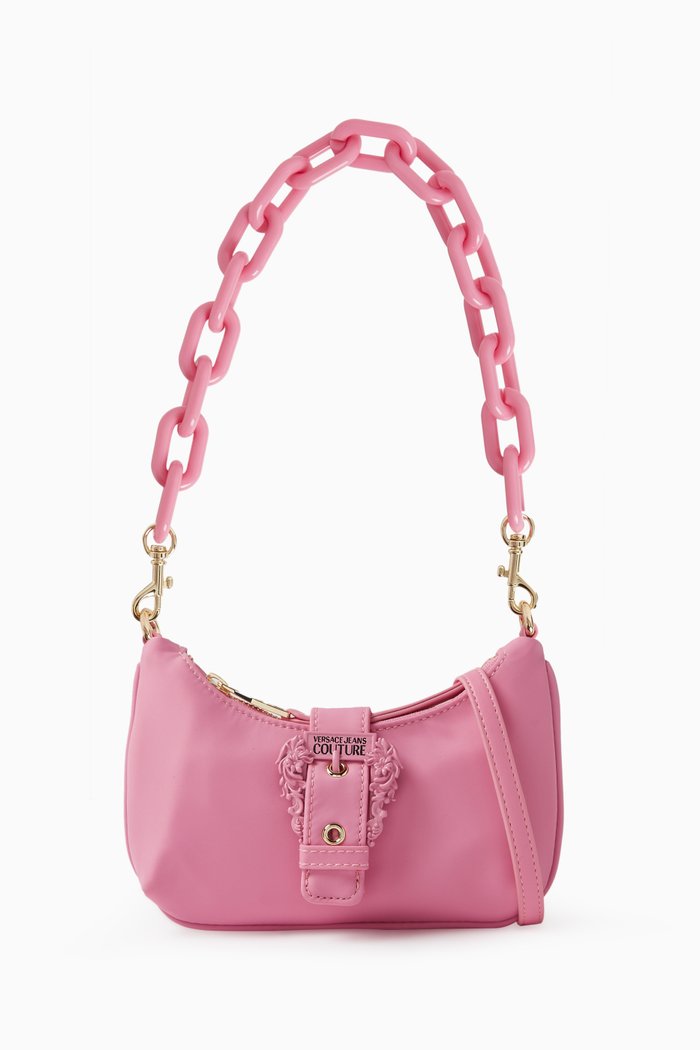 

Small Couture 01 Crossbody Bag in Nylon, Pink