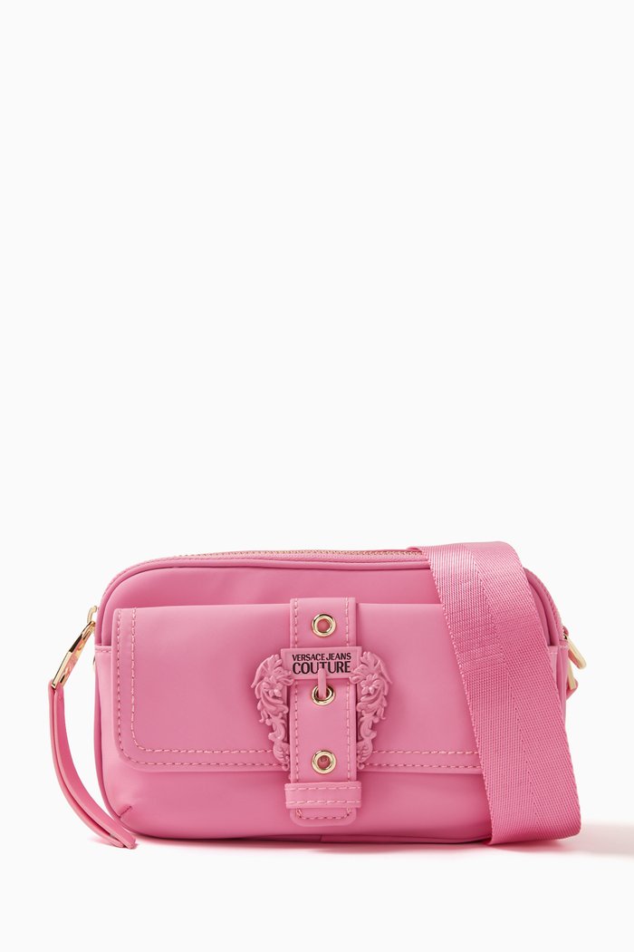 

Small Couture 01 Crossbody Bag in Nylon, Pink