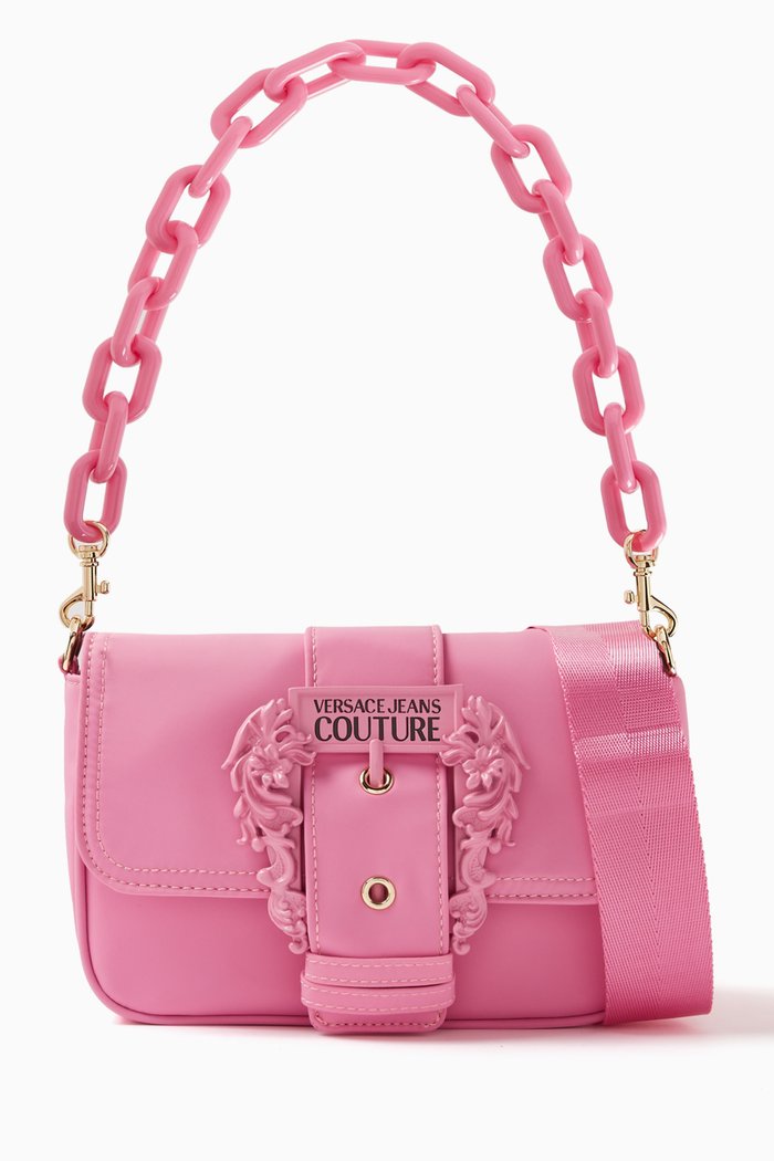 

Small Couture 01 Crossbody Bag in Nylon, Pink