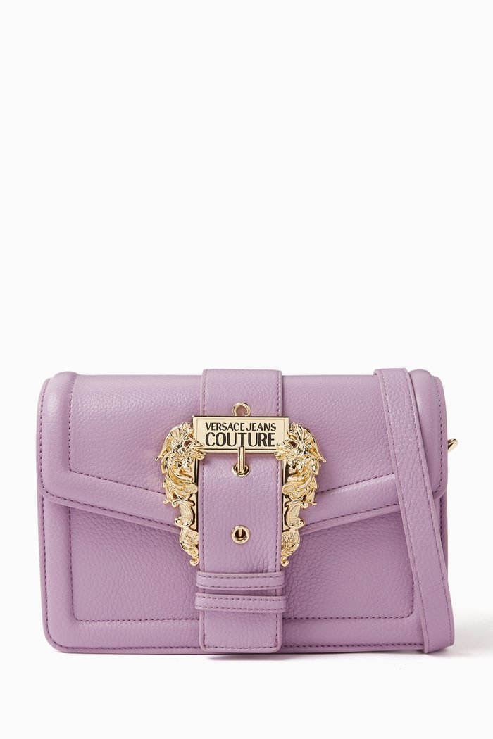 

Medium Couture 01 Shoulder Bag in Polyurethane, Purple