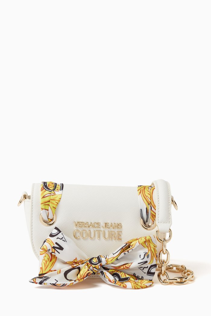 

Thelma Classic Shoulder Bag in Faux-leather, White