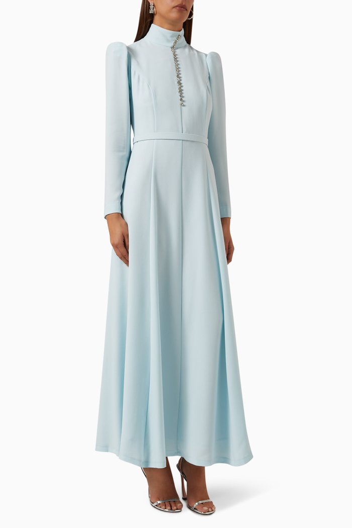 

Carmelita Embellished Midi Dress, Blue