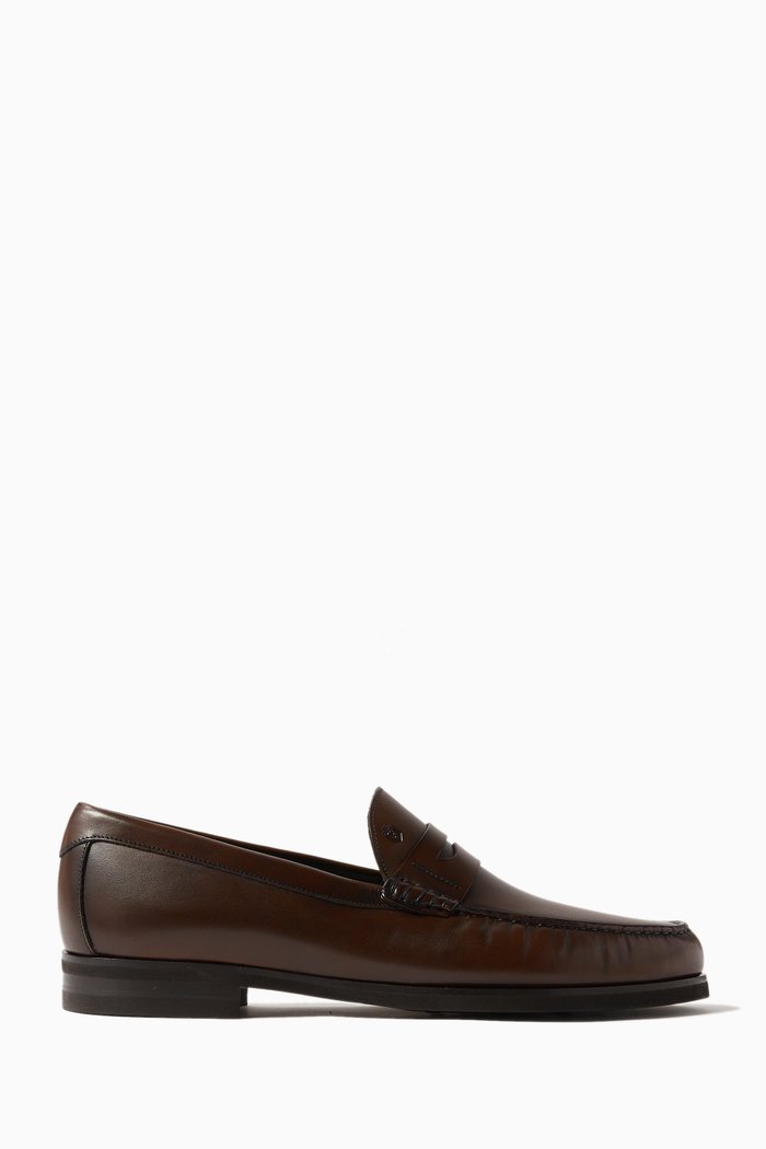 

Verve Loafers in Calf Leather, Brown