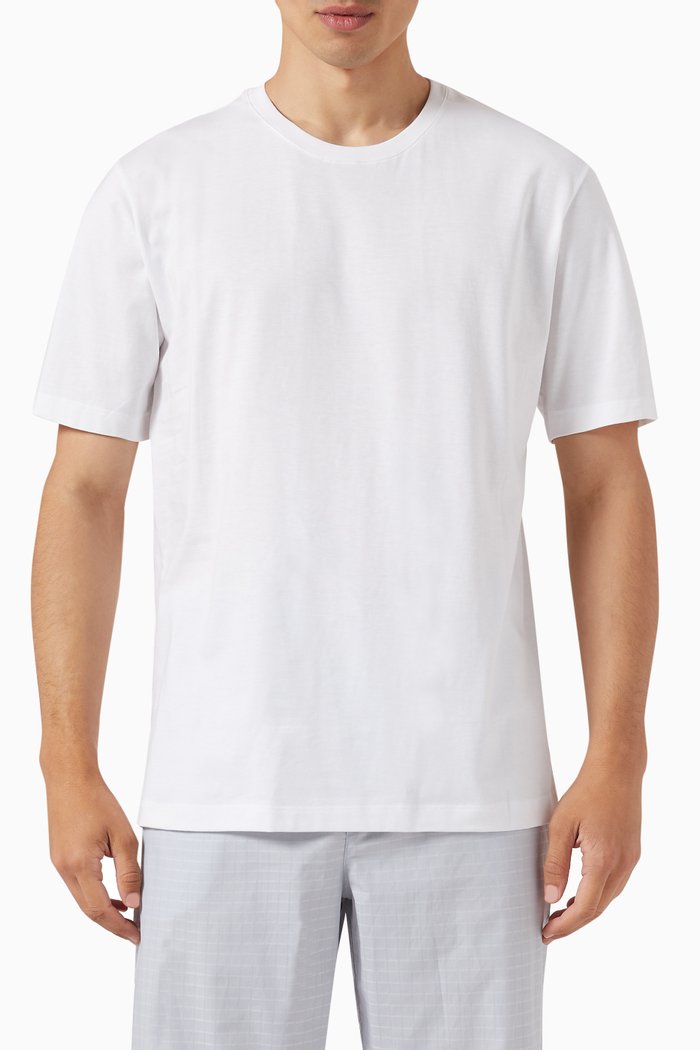 

Night & Day T-shirt in Cotton Jersey, White