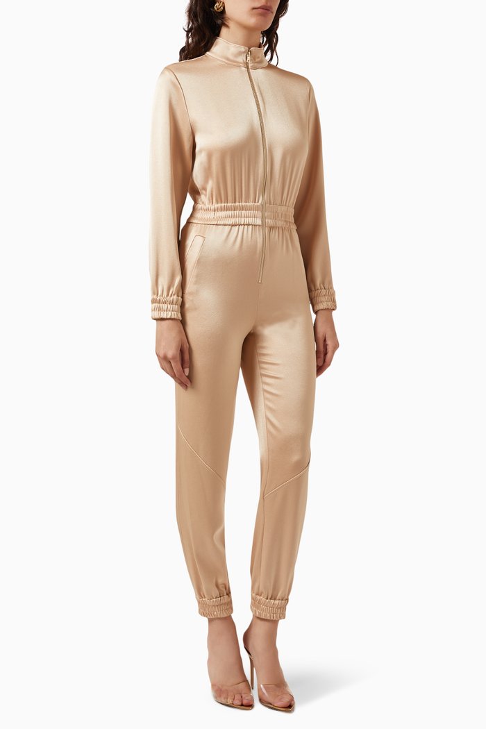 

Levi Jumpsuit in Satin Jersey, Neutral