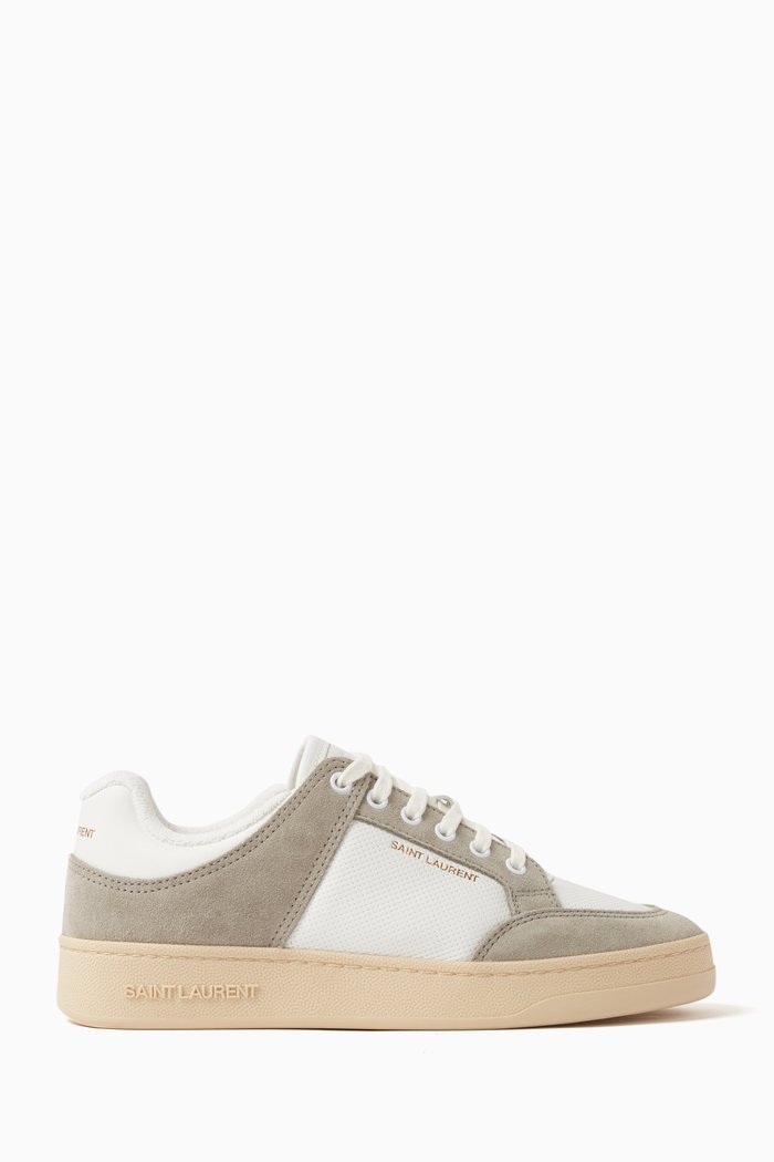 

SI/61 Sneakers in Leather & Suede, White